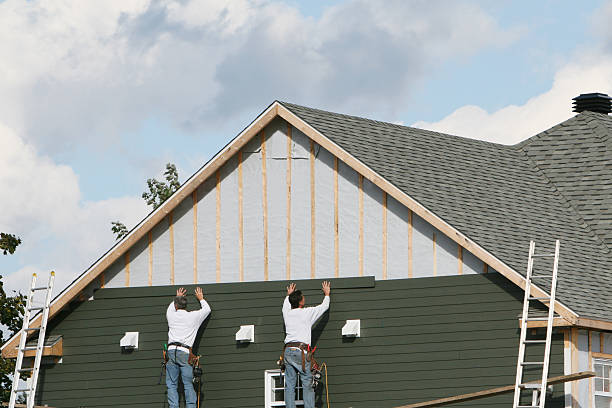 Professional Siding Contractor technician working in Burlington, OH